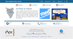 Desktop Screenshot of ch-cotentin.fr